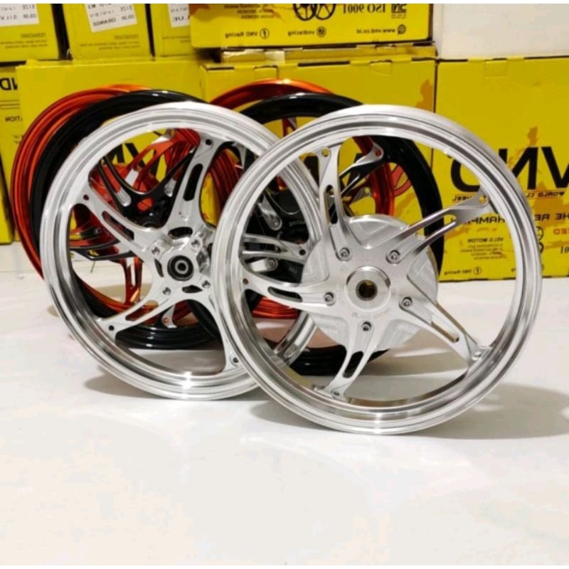 Jual Velg Racing VND New speed King speed SILVER READY 185x14 & 215x14 ...