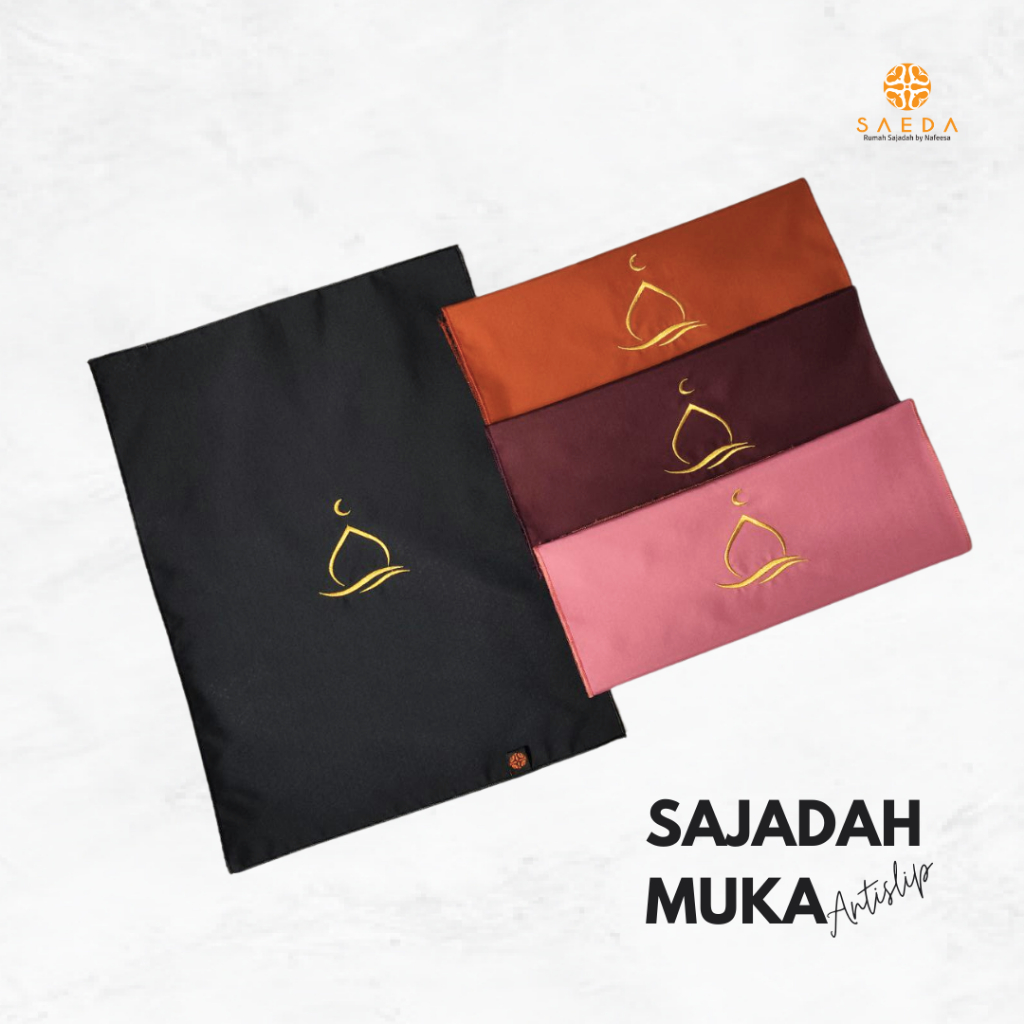 Jual SAEDA - Sajadah Muka Dua Lapis Antislip Travel Traveling Polos ...