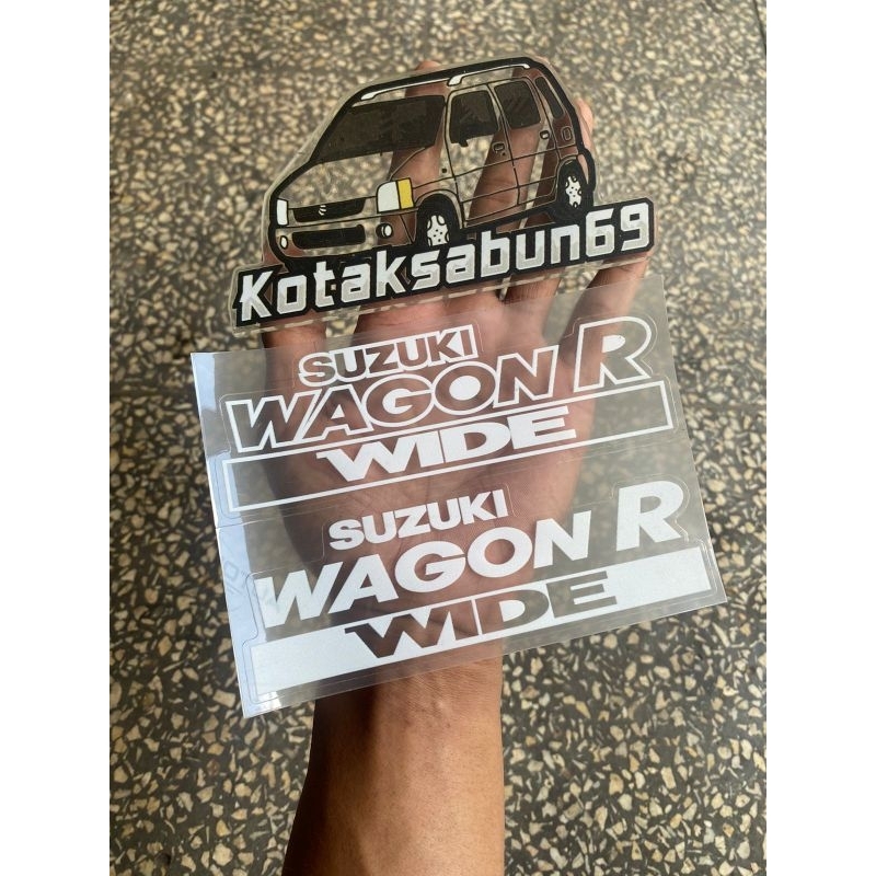 Jual stiker decal karimun kotak wagon r wide model original | Shopee ...