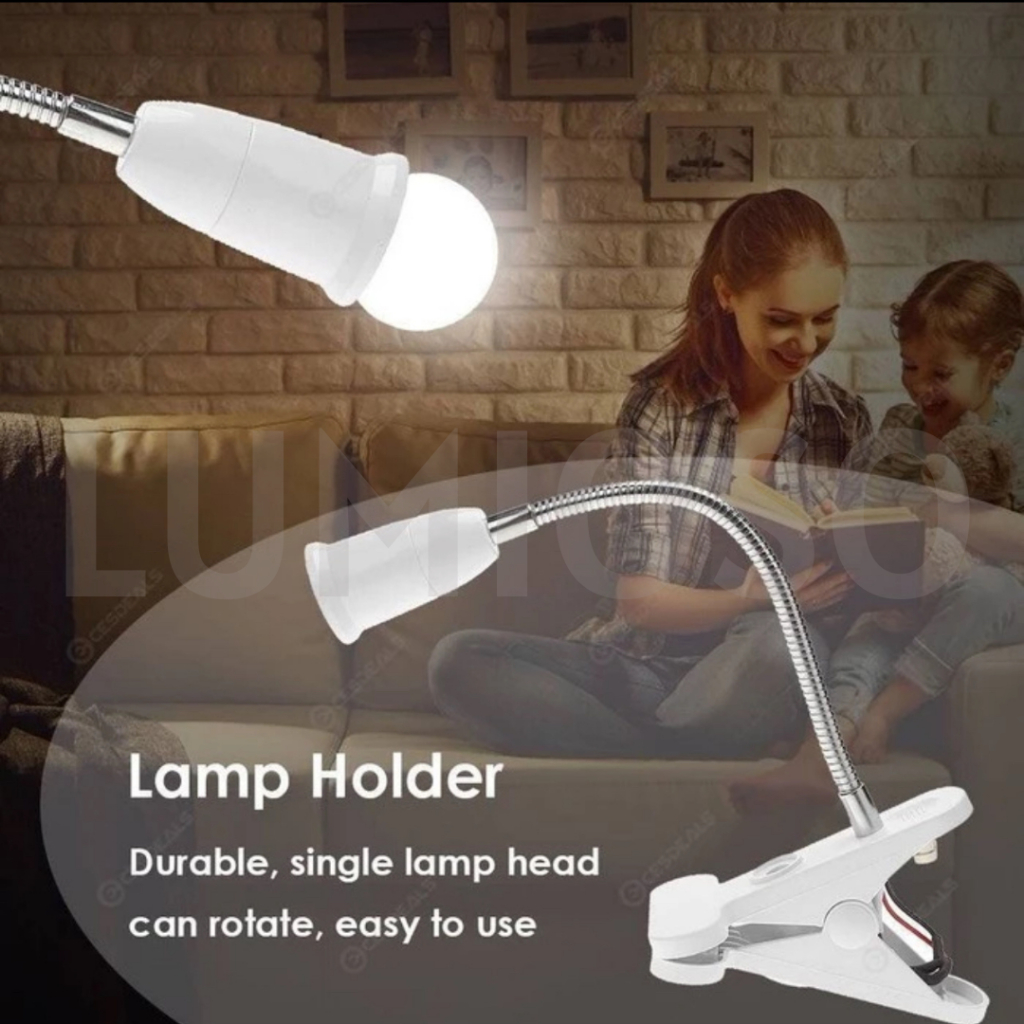 Jual Lampu Belajar Arsitek Meja Jepit Flexible Fitting Jepit Lampu Baca
