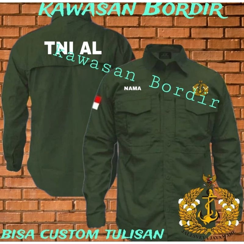 Jual Terbaru Kemeja Tactikal TNI AL Seragam Tactikal TNI AL Baju 
