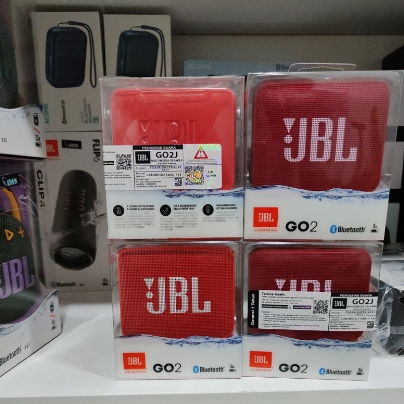 Jual JBL GO 2 GO2 Waterproof Portable Bluetooth Speaker GARANSI RESMI ...