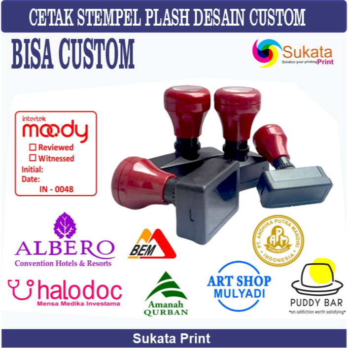 Jual Stempel otomatis - stempel toko - stempel perusahaan Bisa custom ...
