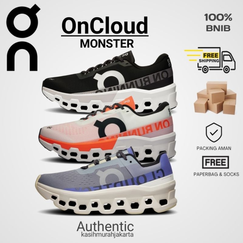 Jual Sepatu Sneakers OnCloud Monster Authentic | Shopee Indonesia