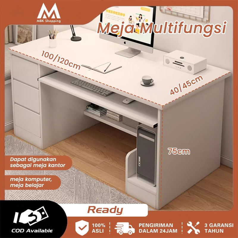 Jual Meja Kantor / Meja Belajar Minimalis/Meja Komputer Multifungsi ...