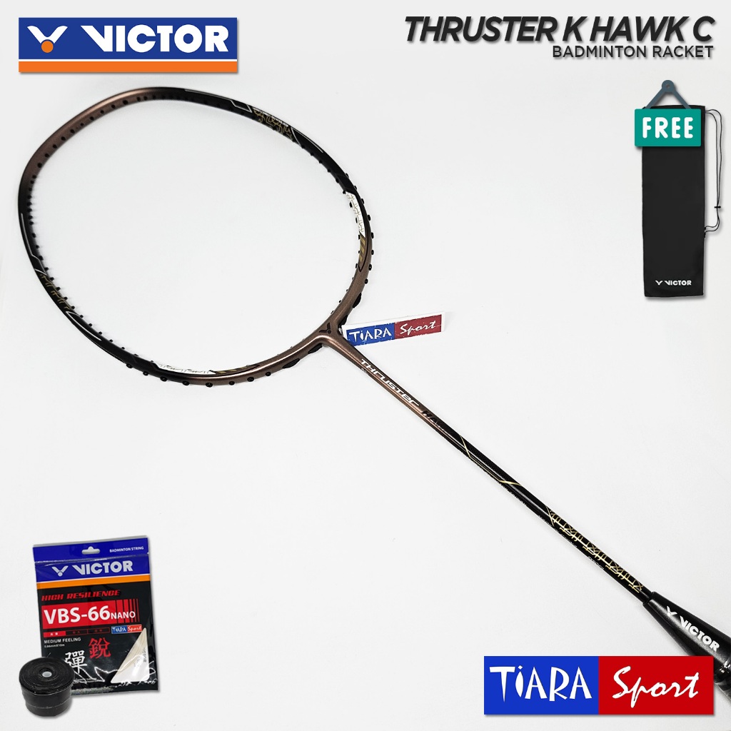 Jual Raket VICTOR Thruster K Hawk C - Moonless Night Black - 4U G5 ...