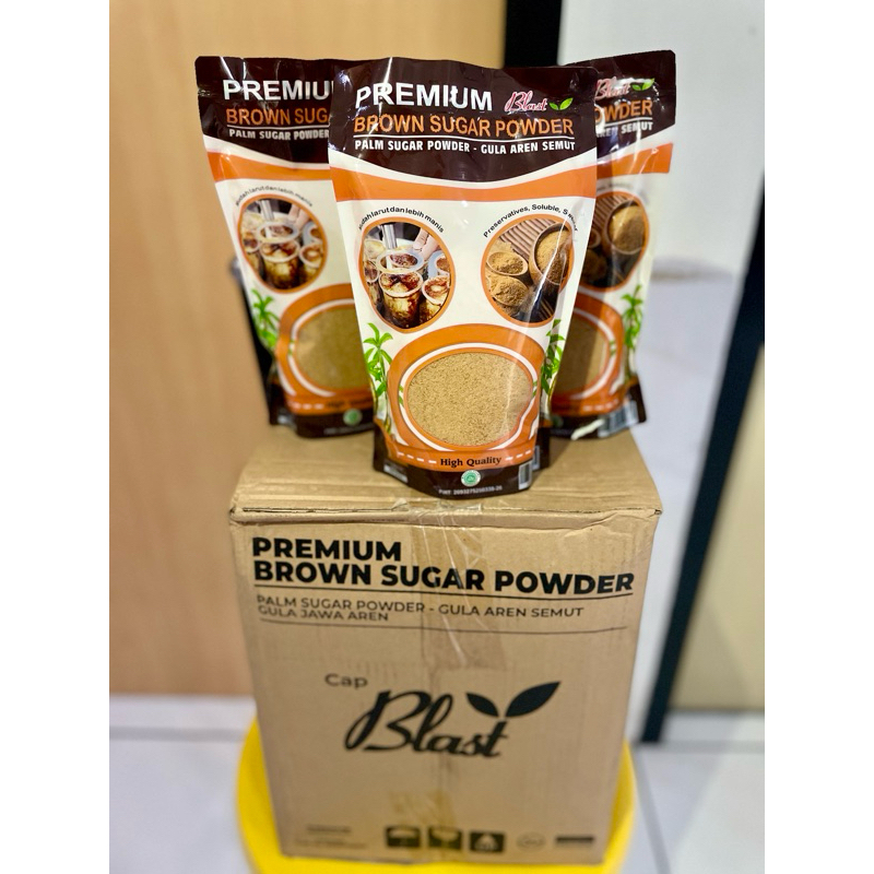 Jual Brown Sugar Powder - Gula Aren Bubuk Premium 500 gram | Shopee ...
