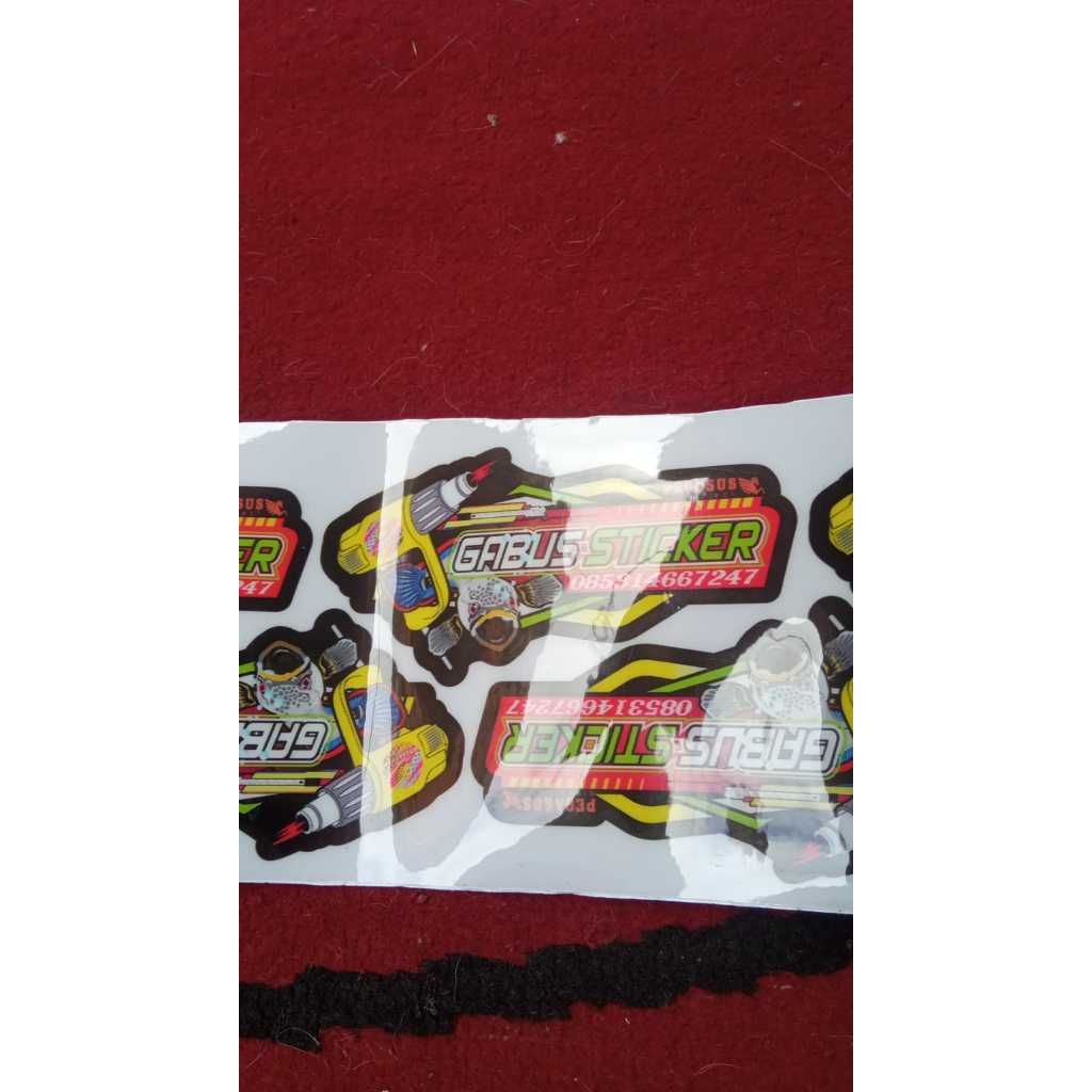 Jual print sticker vinyl laminasi maxdecal vpf 500 micron glossy /mtr ...