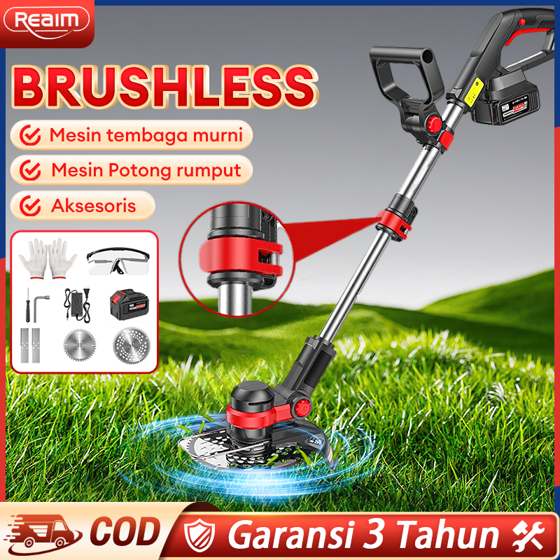 Jual Mesin Potong Rumput Batrai Brushless Pemotong Rumput Listrik Mesin