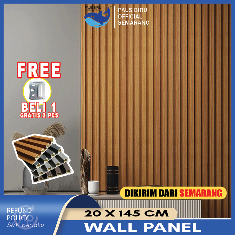 Jual Paus Biru Wall Wpc Wood Panel Wallpanel Wpc Pvc Kayu Dinding