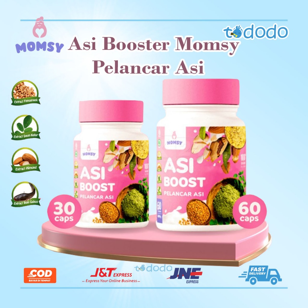 Jual Pelancar Asi Momsy Asi Booster 30 60 Kapsul Bpom And Halal