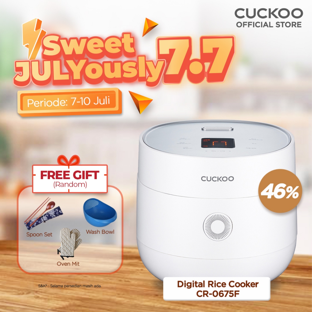 Jual CUCKOO Digital Rice Cooker 1L CR0675F Magic Com Penanak Nasi