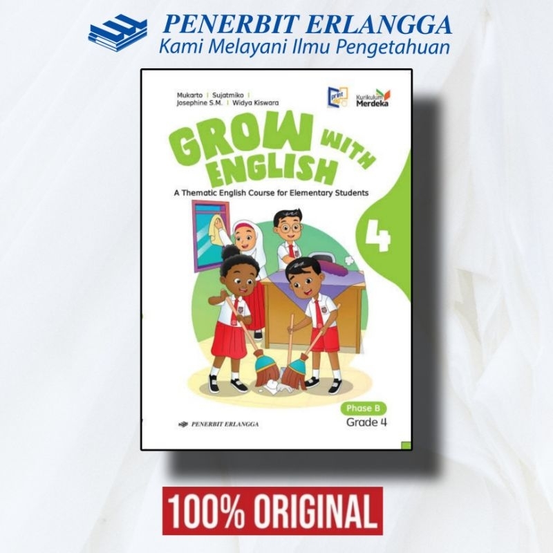 Jual Grow With English Grade 1 2 3 4 5 6 - Penerbit Erlangga | Shopee ...