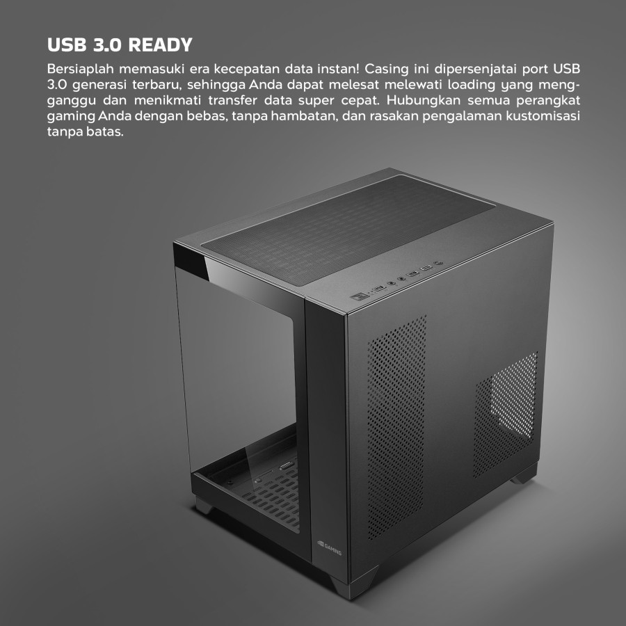 Jual Digital Alliance DA N30SE v2 NEW Casing Gaming Mid Tower m-ATX PC ...