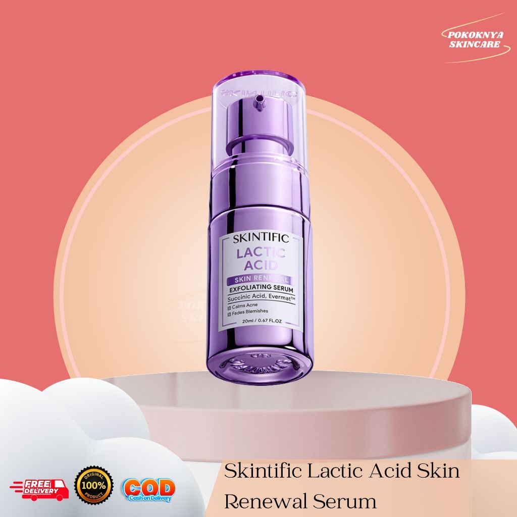 Jual SKINTIFIC Lactic Acid Skin Renewal Exfoliating Serum 20ml Peeling
