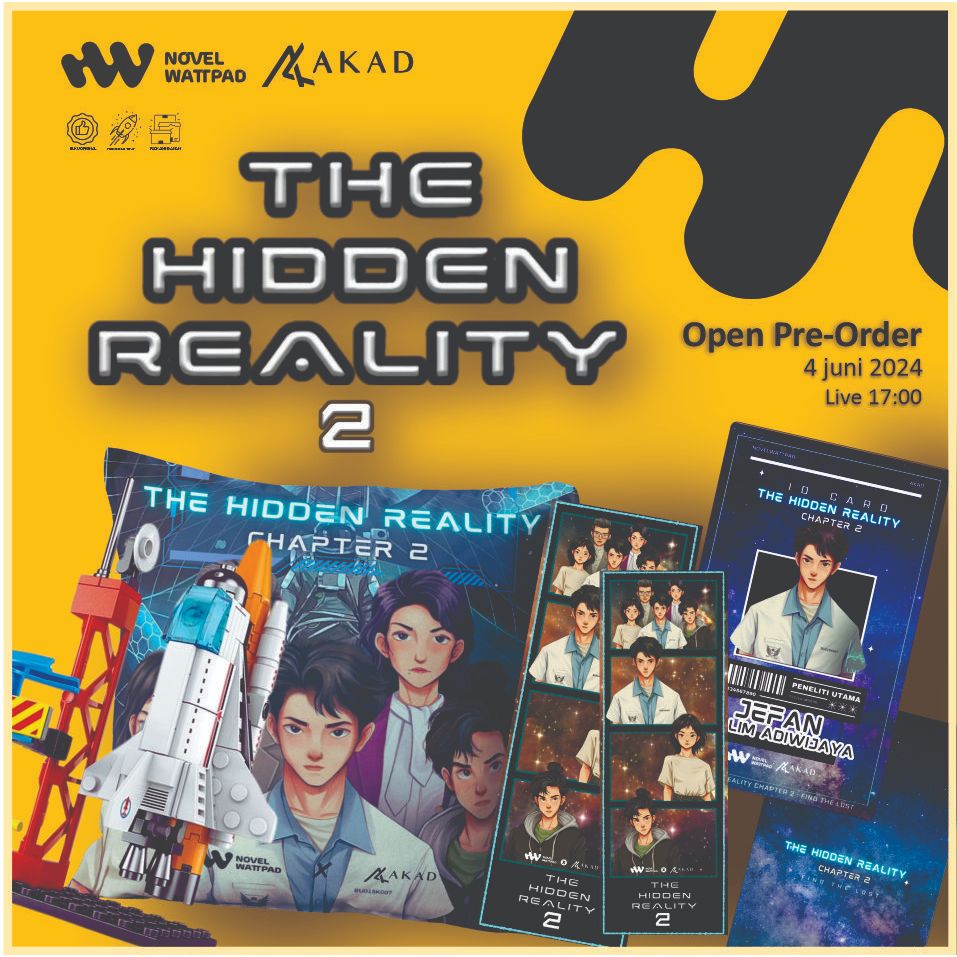 Jual Novel The Hidden Reality 2 + Shanninsee Penerbit Akad Novelwattpad