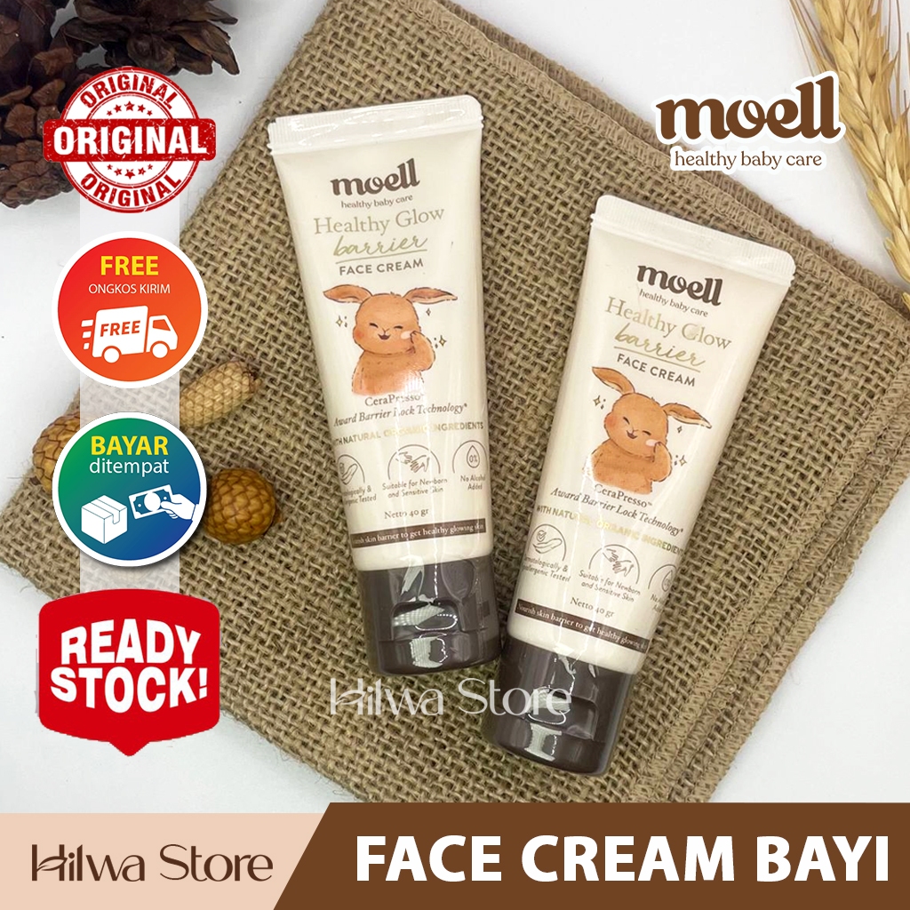 Jual MOELL FACE CREAM HEALTHY GLOW BARRIER 40GR | MENCERAHKAN ...