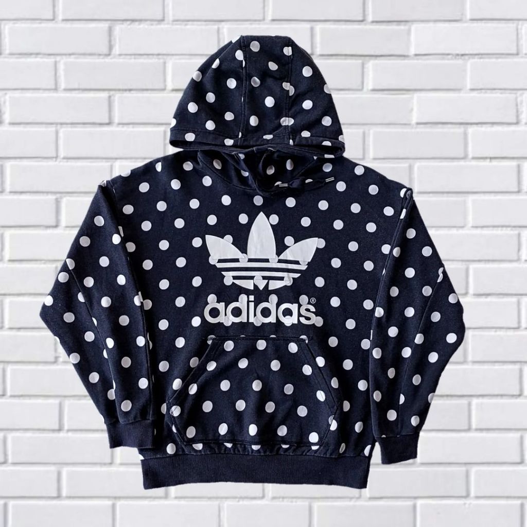Polka dot adidas hoodie clearance