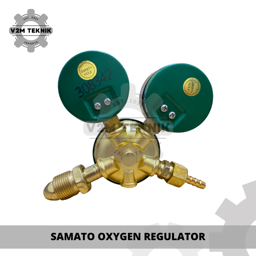 Jual SAMATO Oxygen Regulator / Regulator Las Oxygen / Regulator Oksigen ...