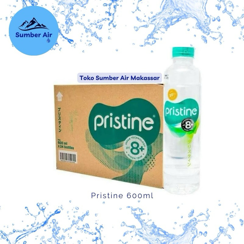 Jual Air Mineral Pristine 600ml (1 Dus/Karton) | Shopee Indonesia