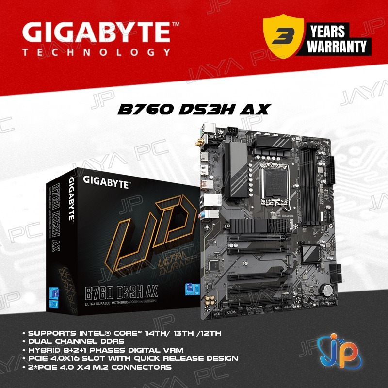 Gigabyte B760 DS3H AX - Carte mère