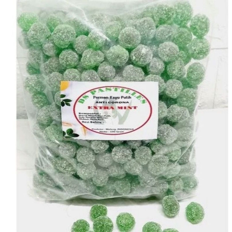 Jual Permen minyaj kayu putih Eucalyptus Extra Mint 500gr kajuput ...