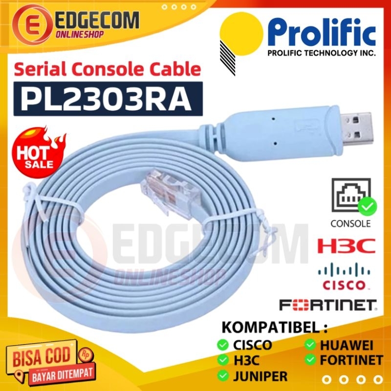 Jual PROLIFIC PL2303RA KABEL USB TO RJ45 CONSOLE CABLE CISCO