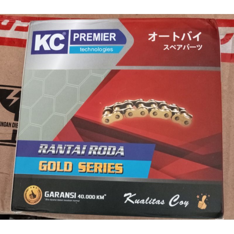 Jual rantai roda mas gol series kuning ukuran 428H-120L | Shopee Indonesia