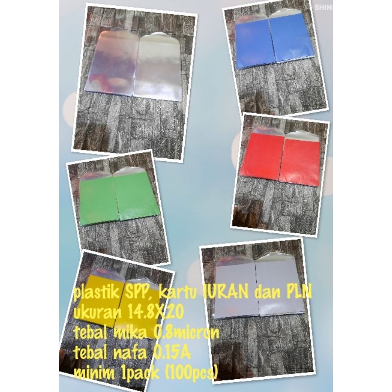 Jual plastik SPP, kantong iuran dan PLN 14.8x20 | Shopee Indonesia