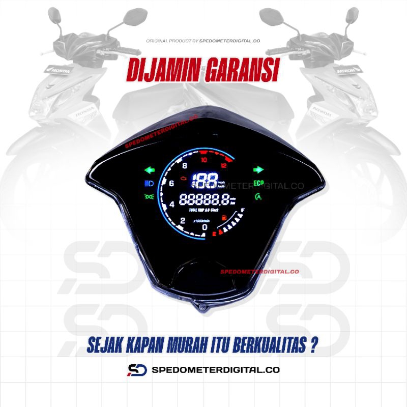 Jual Spedometer Digital Honda Beat FI 2012-2014 PNP | Shopee Indonesia