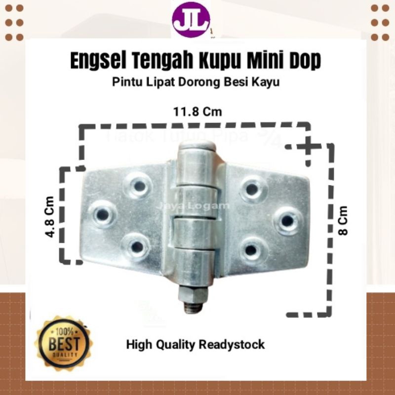 Jual Engsel Tengah Kupu Mini Dop Pintu Besi Kayu Garasi Henderson ...