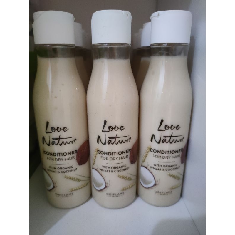 Jual Love Nature Conditioner for Dry Hair Wheat & Coconut Oil 41295 Shopee Indonesia