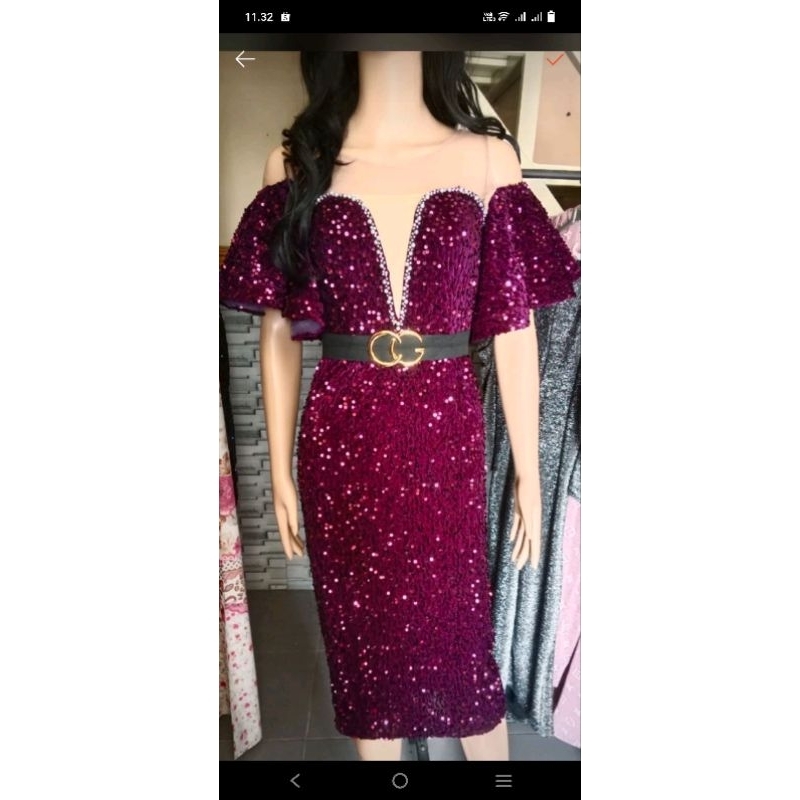 Baju sequin sales