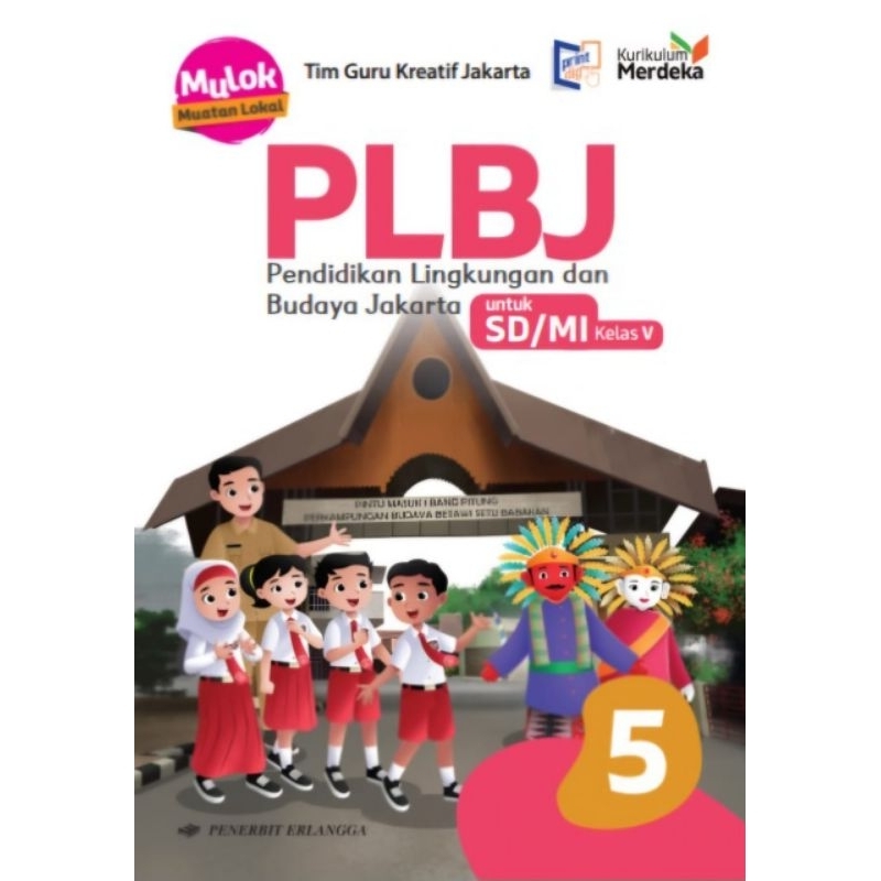 Jual MULOK PLBJ ERLANGGA KELAS 1 2 3 4 5 6 SD/MI KURIKULUM MERDEKA ...