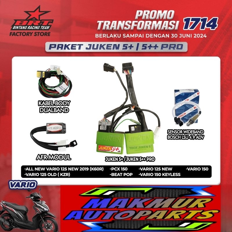 Jual Paket Ecu BRT Juken 5++ Pro dan TBOX All New Vario 125 / Vario 125 ...