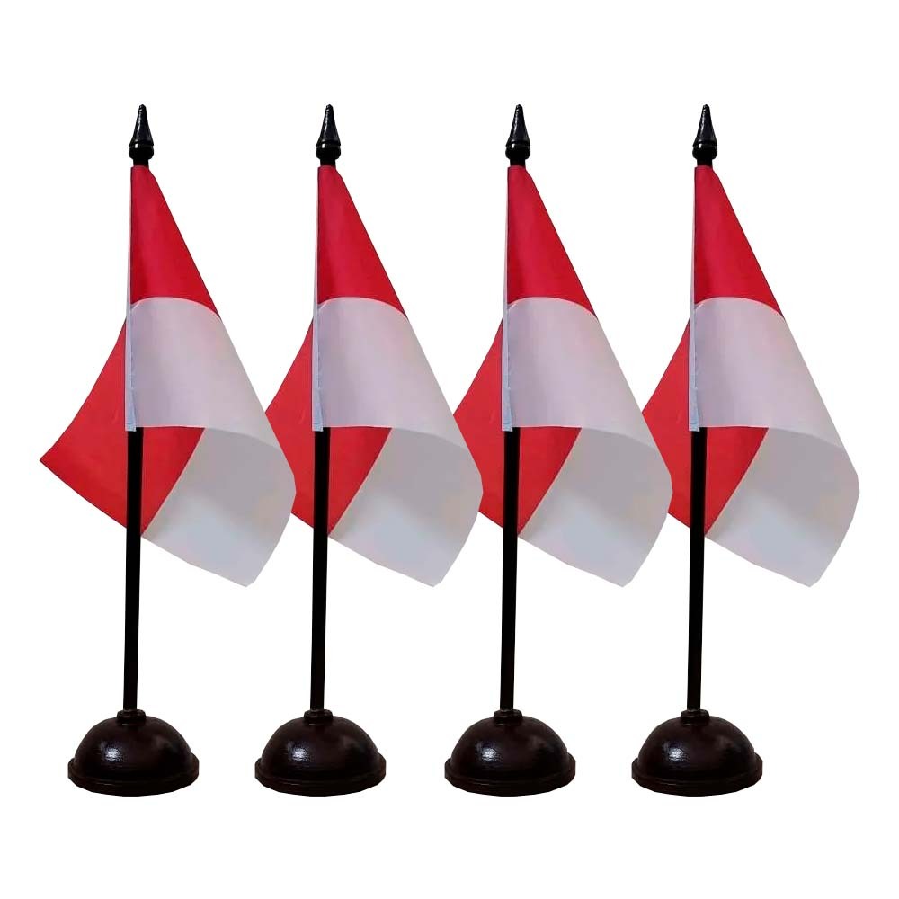 Jual Bendera Meja Merah Putih Indonesia Bahan Kayu Dan Kain Taslan Anti Air Shopee Indonesia