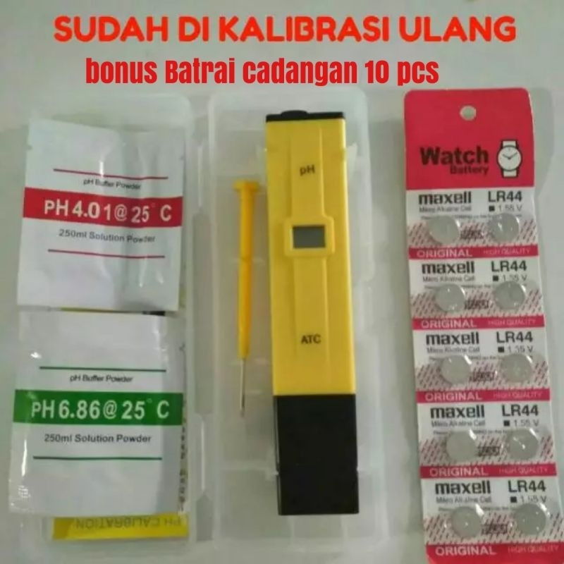 PH Meter Digital Sudah Di kalibrasi Ulang