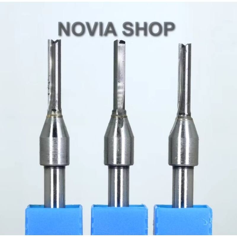Jual Mata Router CNC 3mm 2Flute Straight FOAM EVA MDF kayu trimmer ...