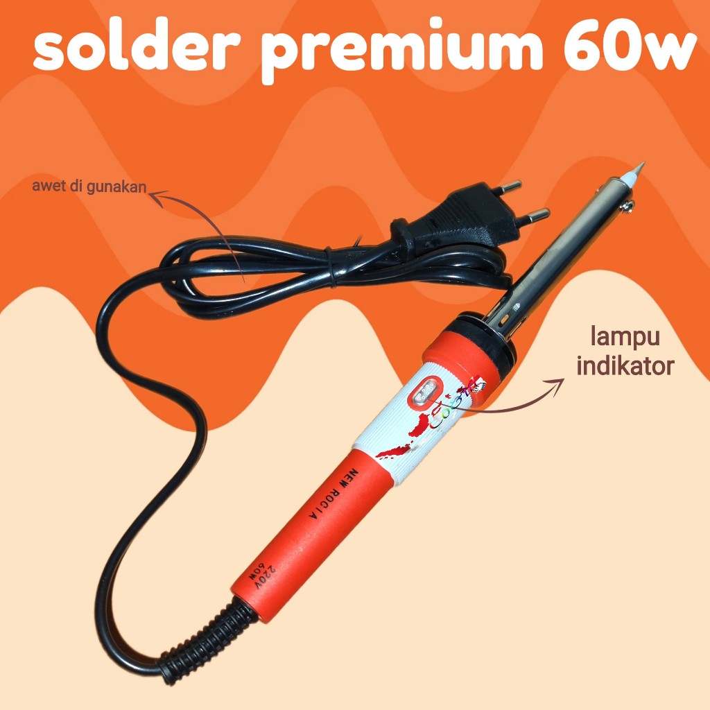 Jual SOLDER 60w Paket Timah / PEMANAS TEMBAGA / Soldering Iron 60w ...