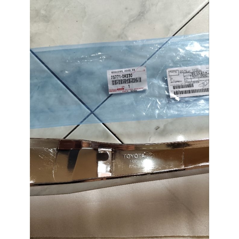 Jual list lis kap mesin innova 2012 2013 2014 2015 ori | Shopee Indonesia