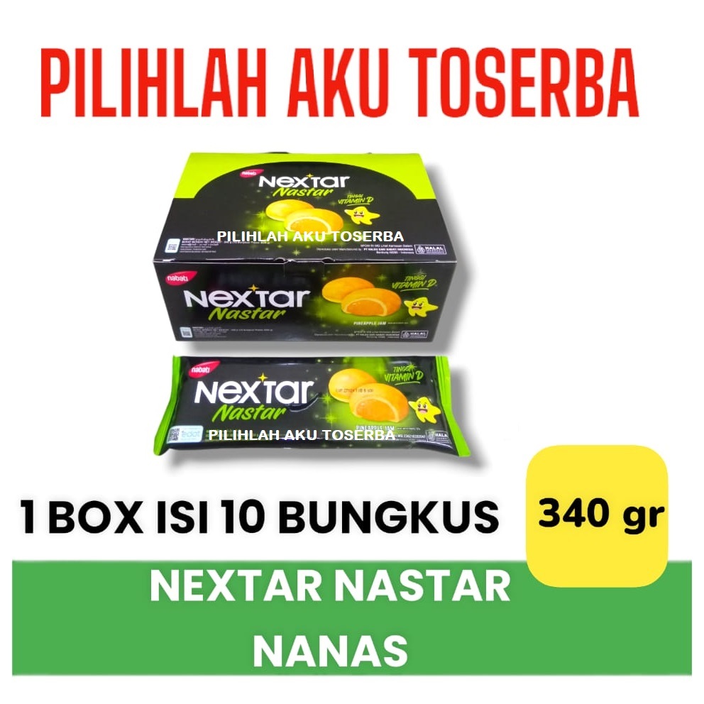 Jual Biskuit Nabati Nextar Nastar Nanas Isi Sachet Harga Box Shopee Indonesia