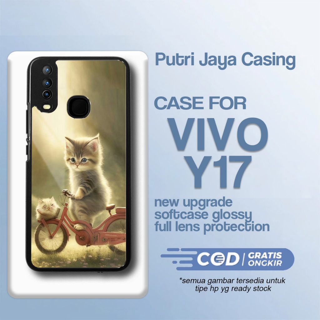 Jual Case Vivo Y17 Terbaru Casing Vivo Y17 Motif Cat sepeda