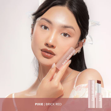 SPECIAL PRICE Sea Makeup Tinted Lip Balm – Melembapkan Cover Bibir Gelap Ringan Tahan 24 Jam