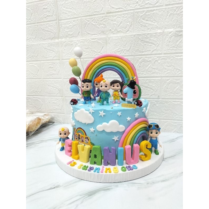 Jual KUE ULANGTAHUN TEMA COCOMELON, BIRTHDAY CAKE COCOMELON | Shopee ...