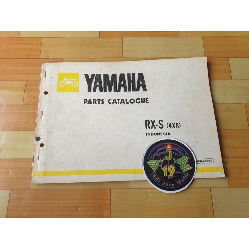 Jual Buku Part Catalog Katalog Copian Yamaha RXS RX S 4X8 | Shopee ...