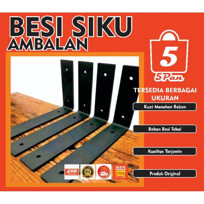 Jual Plat besi siku rak dinding tebal | Shopee Indonesia
