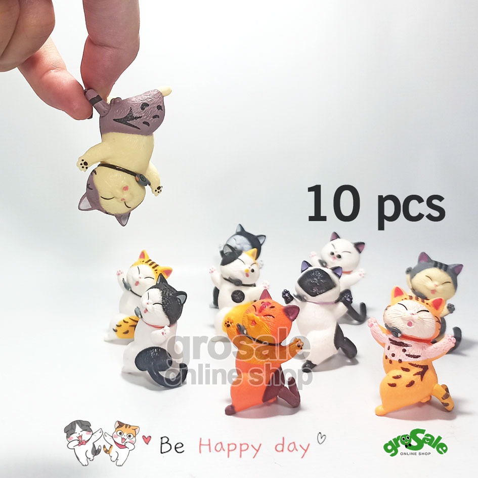 Jual Cat Cute Star Show Dance Miniatur Figure Pet Kitten Kucing Animal ...