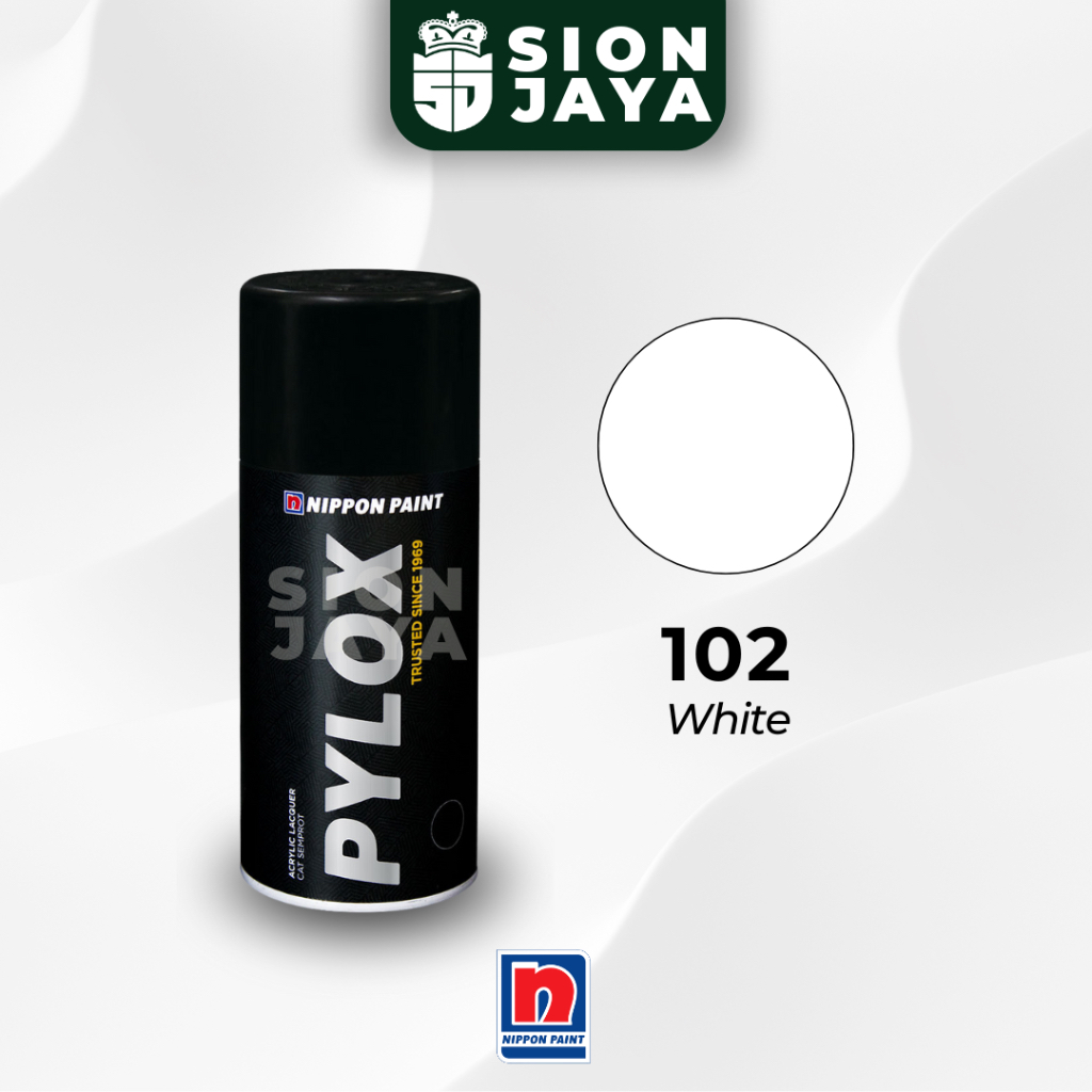 Jual Pilox / Pylox / Cat Semprot Nippon Paint 300ml 102 White Putih ...
