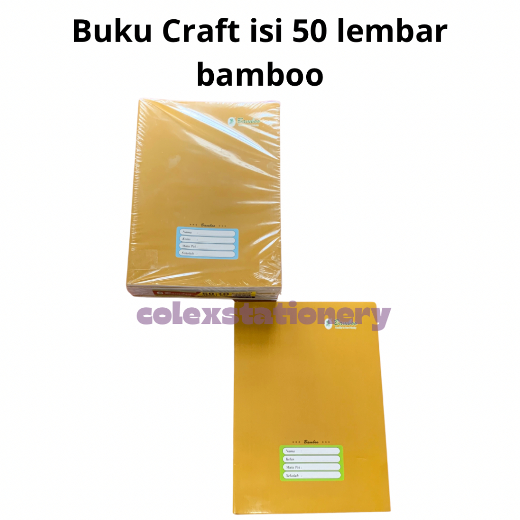 Jual Buku Tulis Sekolah Bergaris Craft Buku Tulis Sampul Coklat