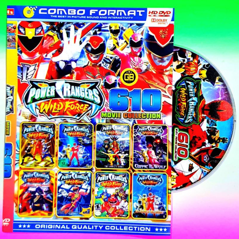 Jual KASET DVD POWER RANGERS WILD FORCE KOLEKSI TERBARU FULL BOX SEGEL ...